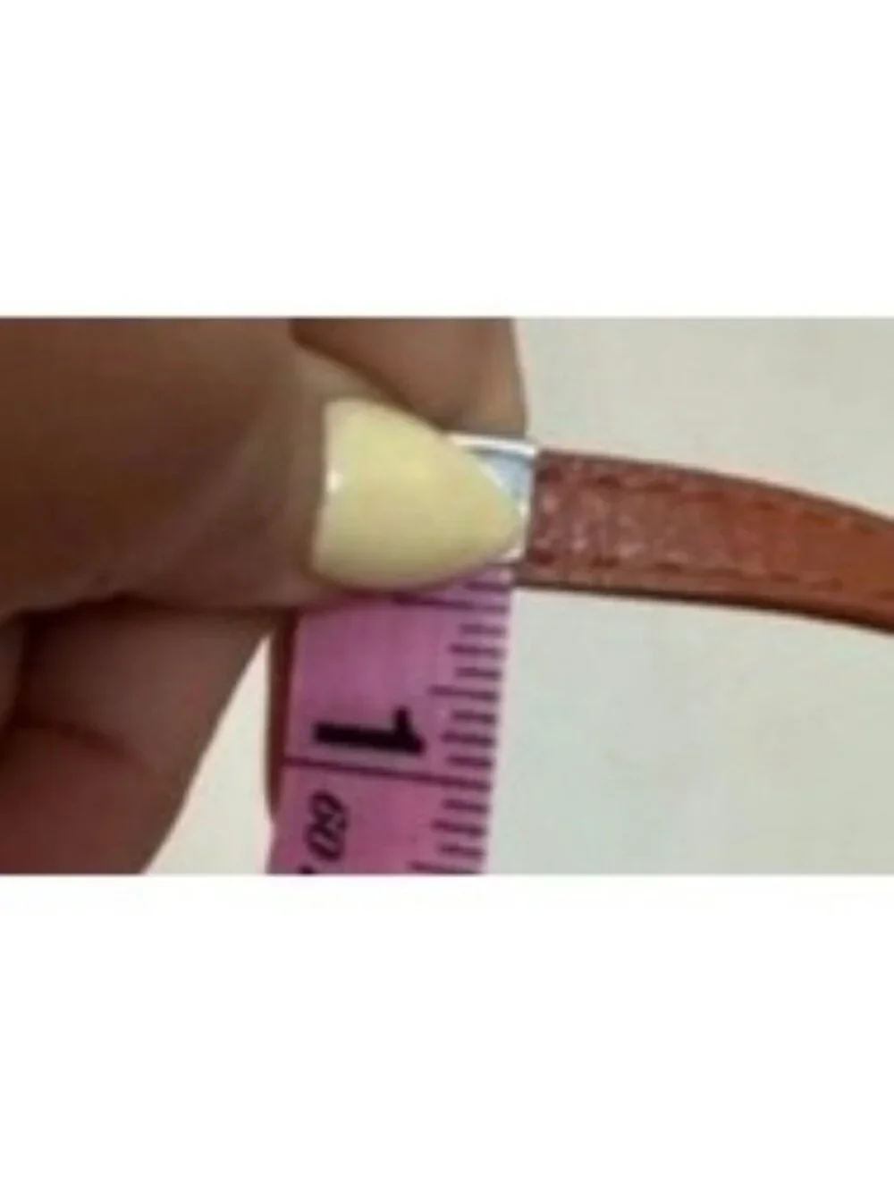 Thin Brown Faux Leather Belt Gold-Tone Knot Buckle Womens Adjustable 26-49 In